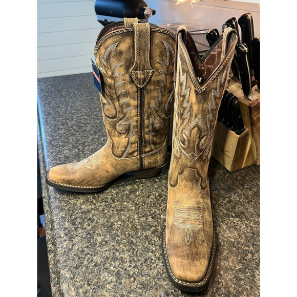 New Durango Women's Dream Catcher Teal Western Boot Mid Calf - Picture 8 of 9